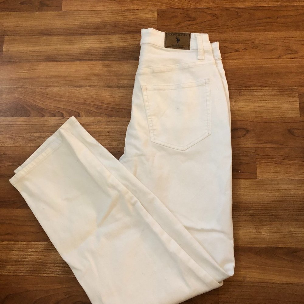 RALPH LAUREN WHITE JEANS SIZE 5